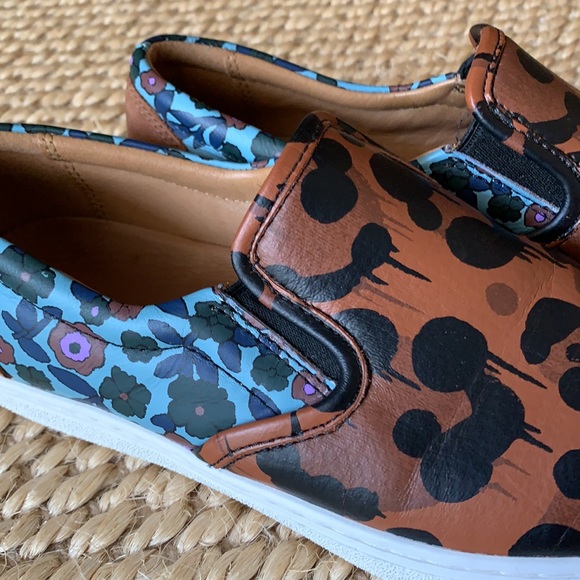 Coach animal print/floral slip on sneakers S 7.5 - Picture 8 of 9